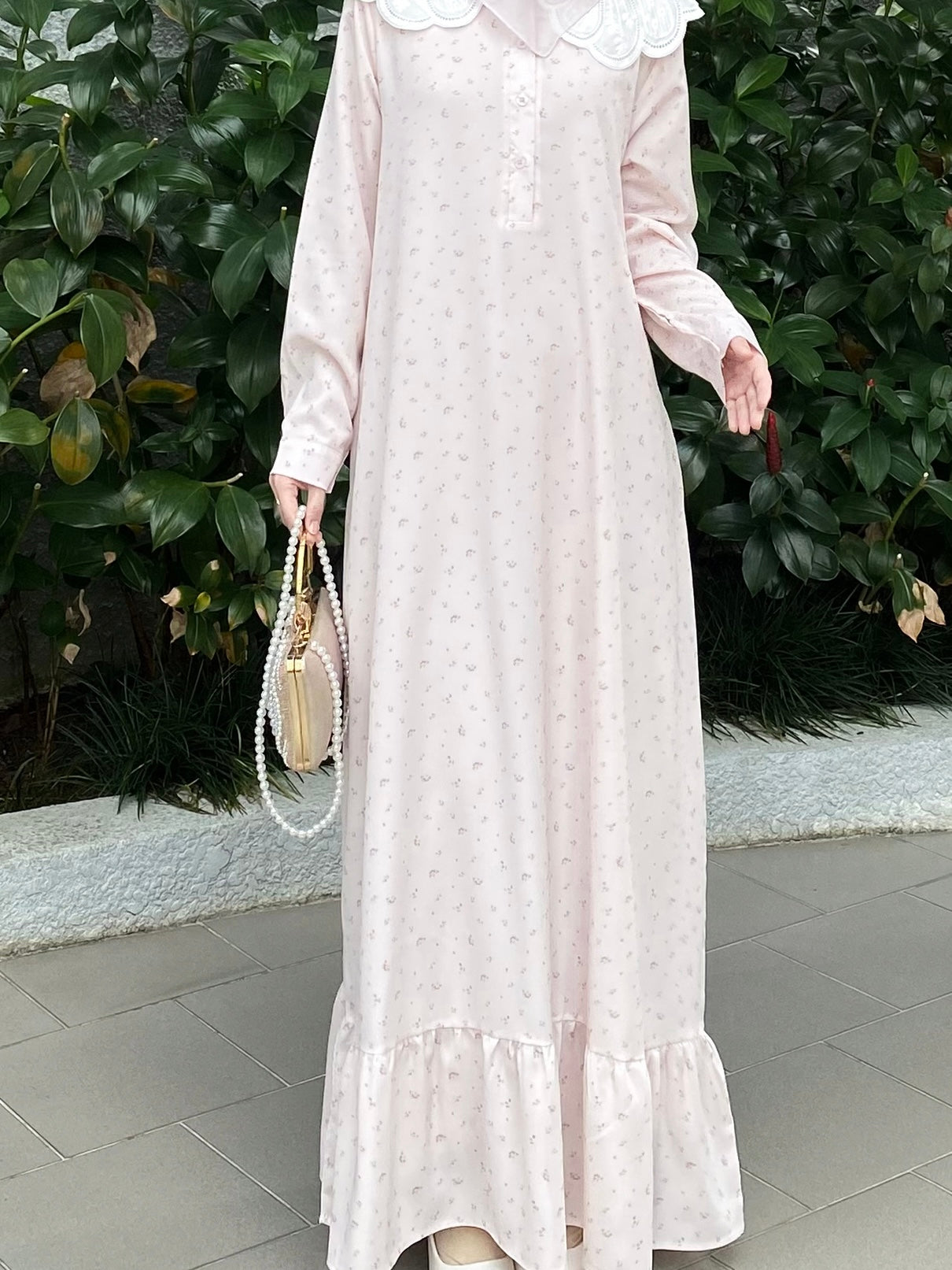 Rurose Dress in Soft Pink