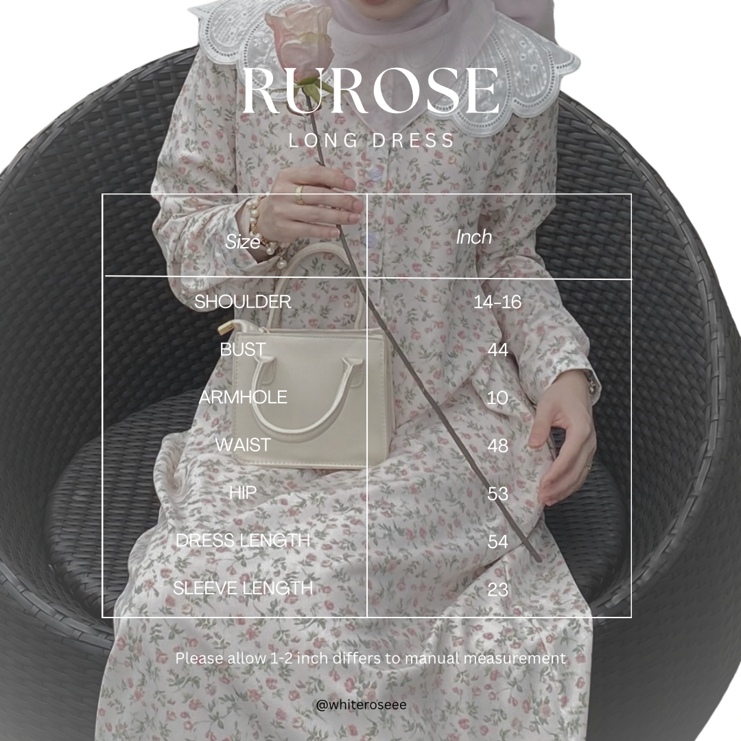 Rurose Dress in Dusty Sage