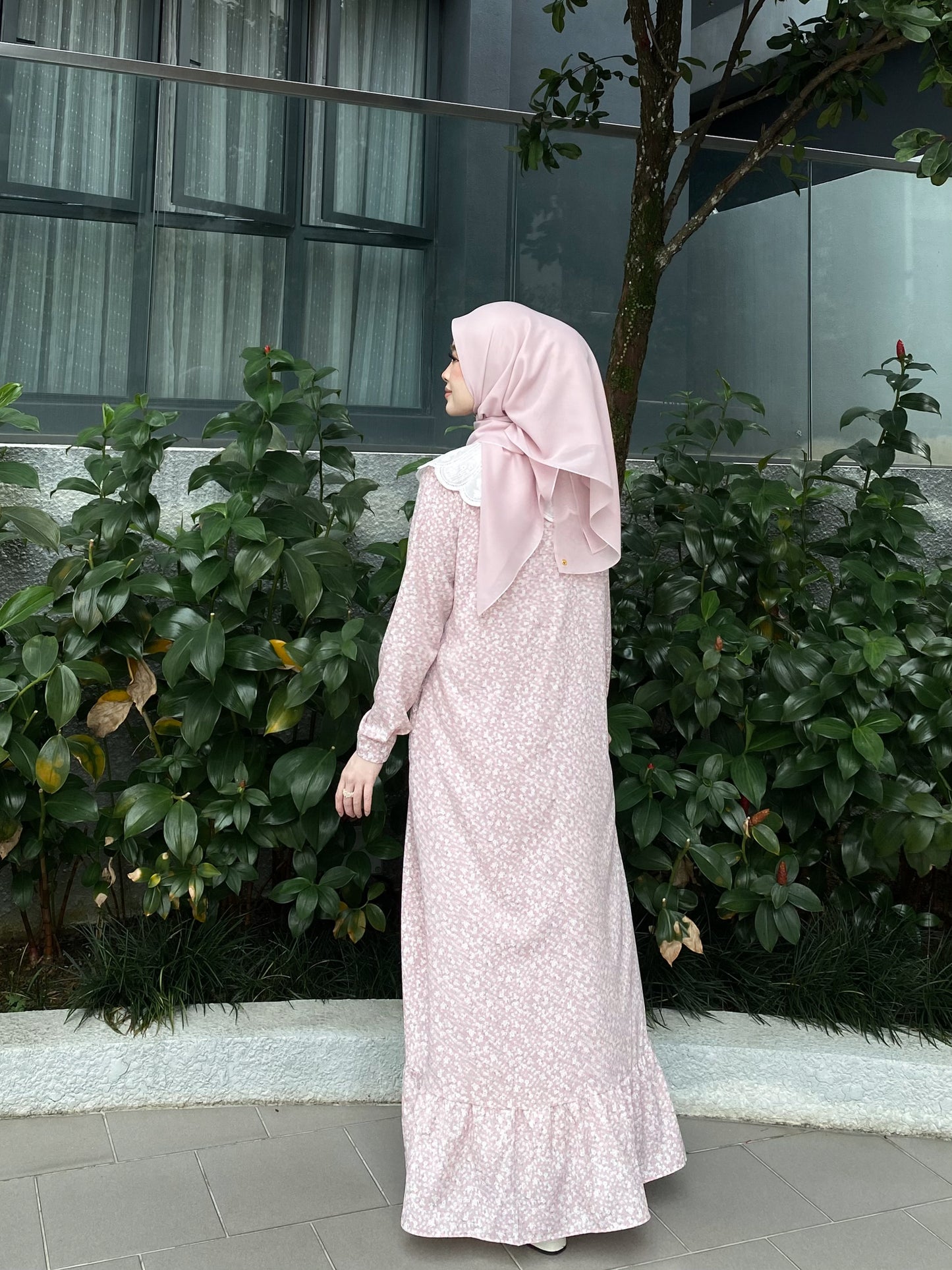 Rurose Dress in Blush