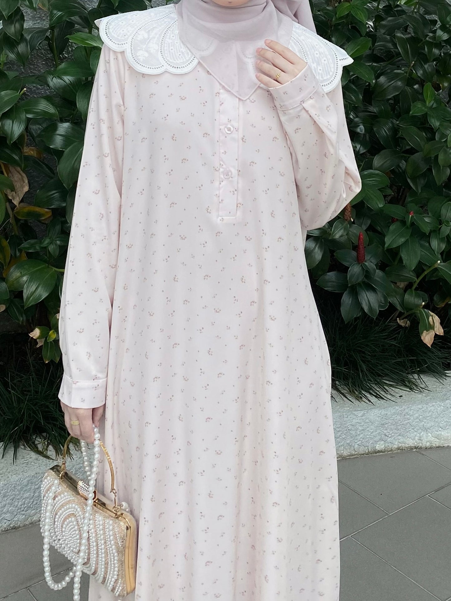 Rurose Dress in Soft Pink