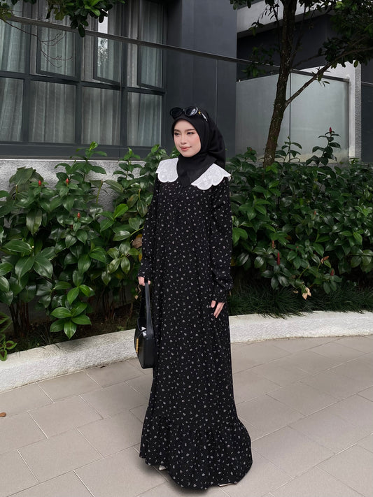 Rurose Dress in Black