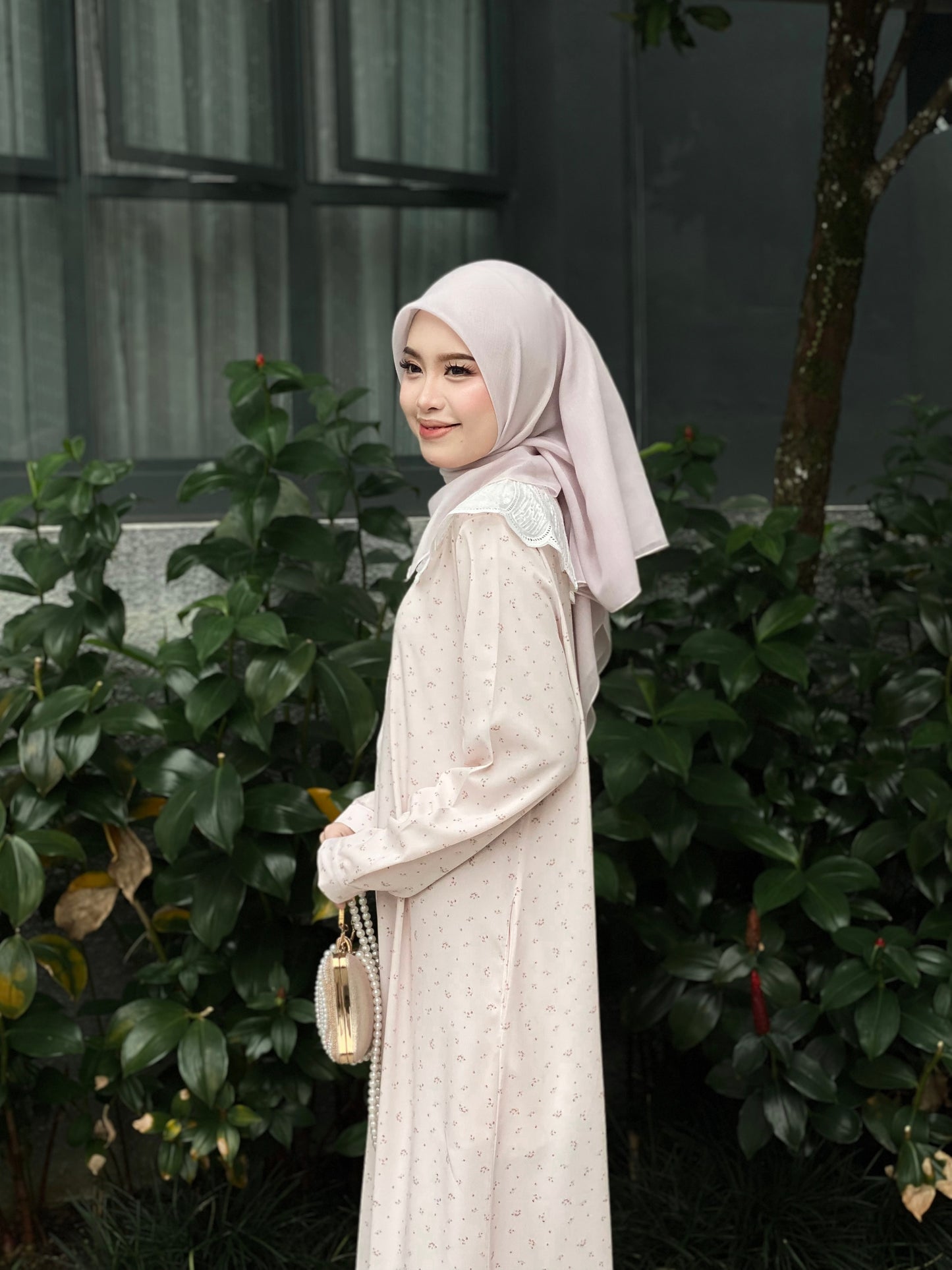 Rurose Dress in Soft Pink