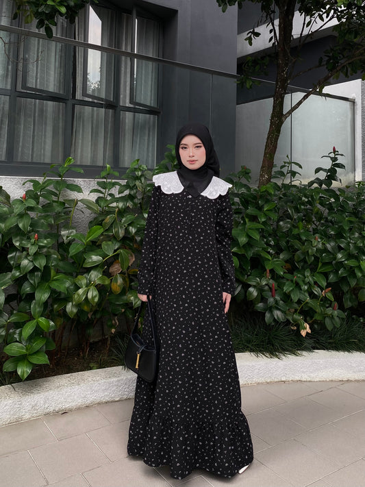 Rurose Dress in Black