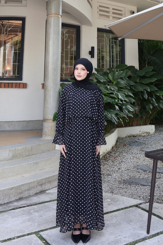 LILY POLKA IN BLACK