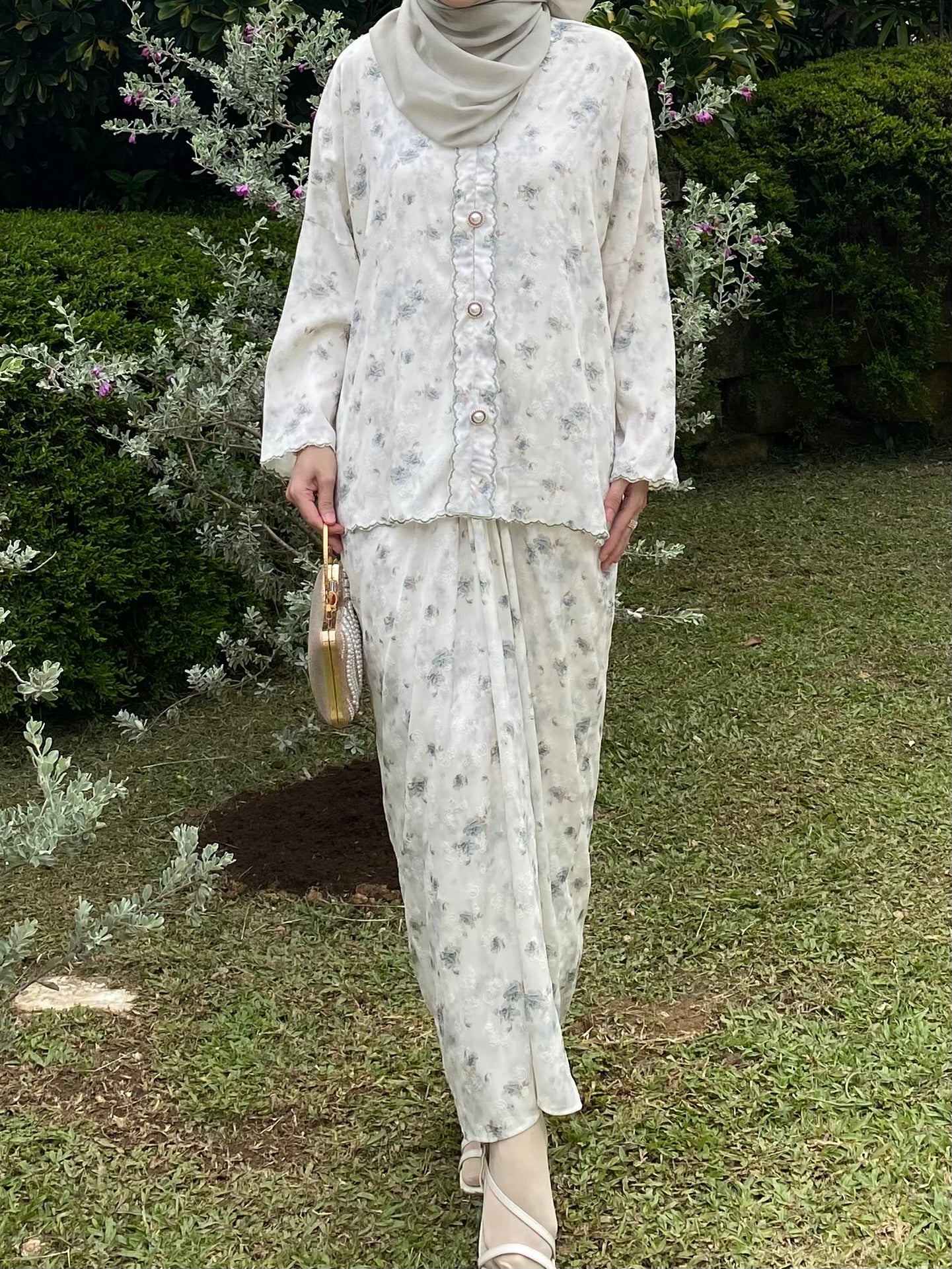 AMEENA KEBAYA IN LILY SAGE