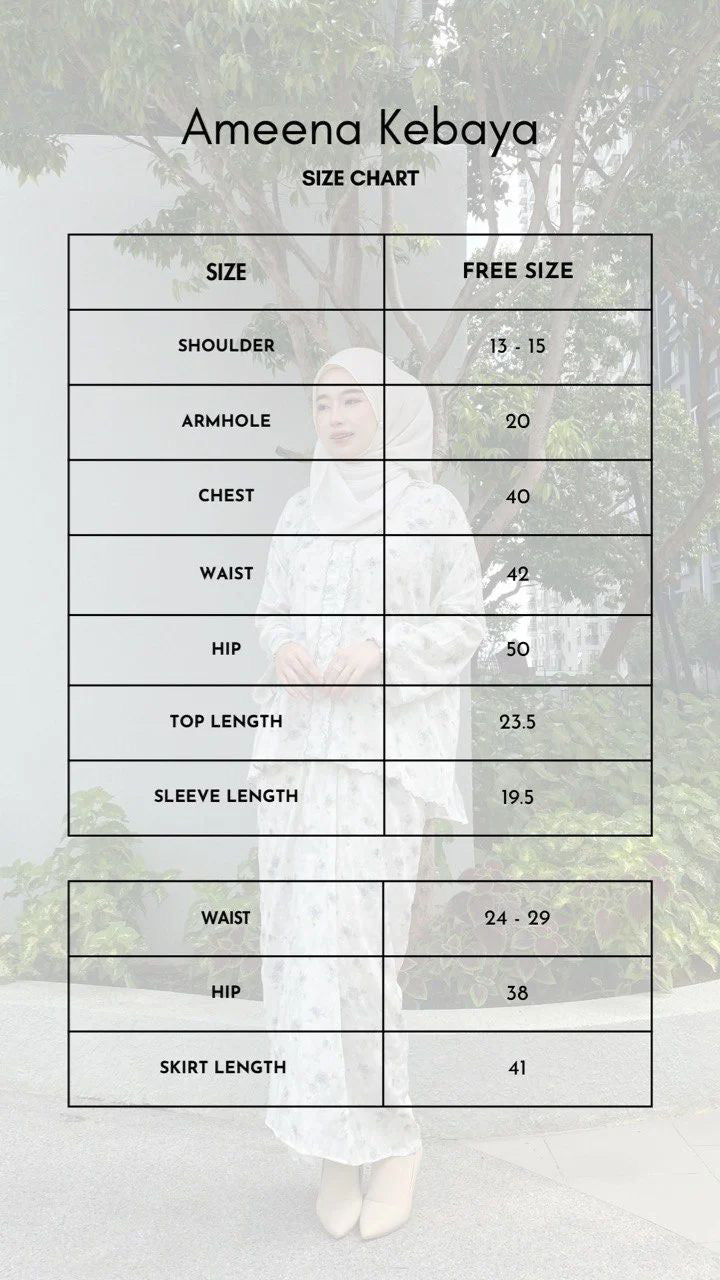 AMEENA KEBAYA IN LILY SAGE