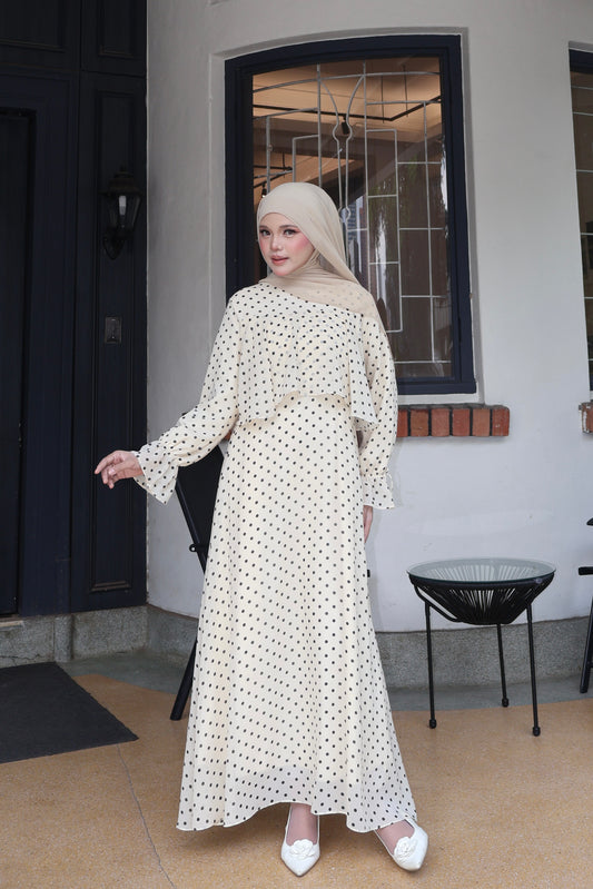 LILY POLKA IN CREAM