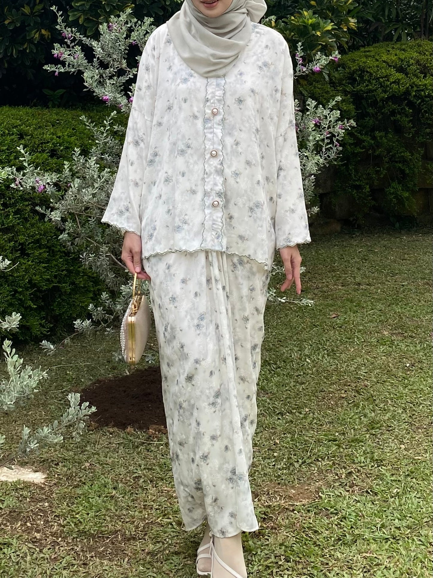 AMEENA KEBAYA IN LILY SAGE