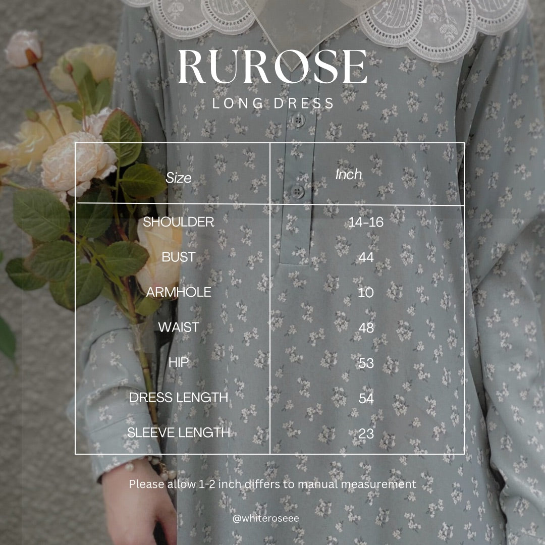 Rurose Dress in Black