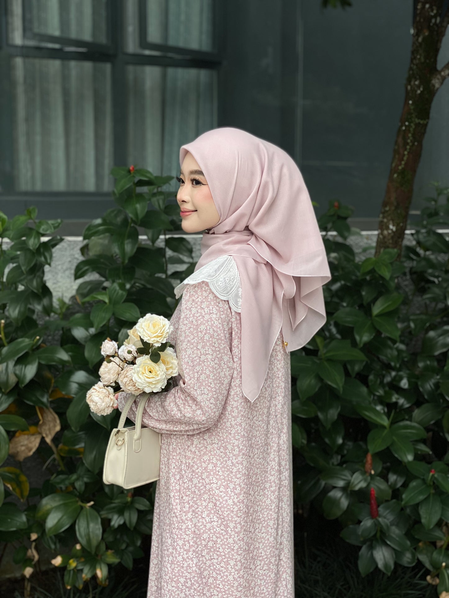 Rurose Dress in Blush